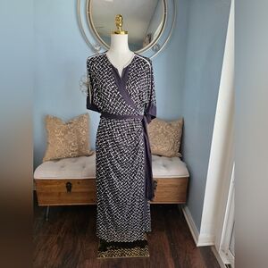 Diane Von Furstenberg Dorothea Wrap Maxi Dress